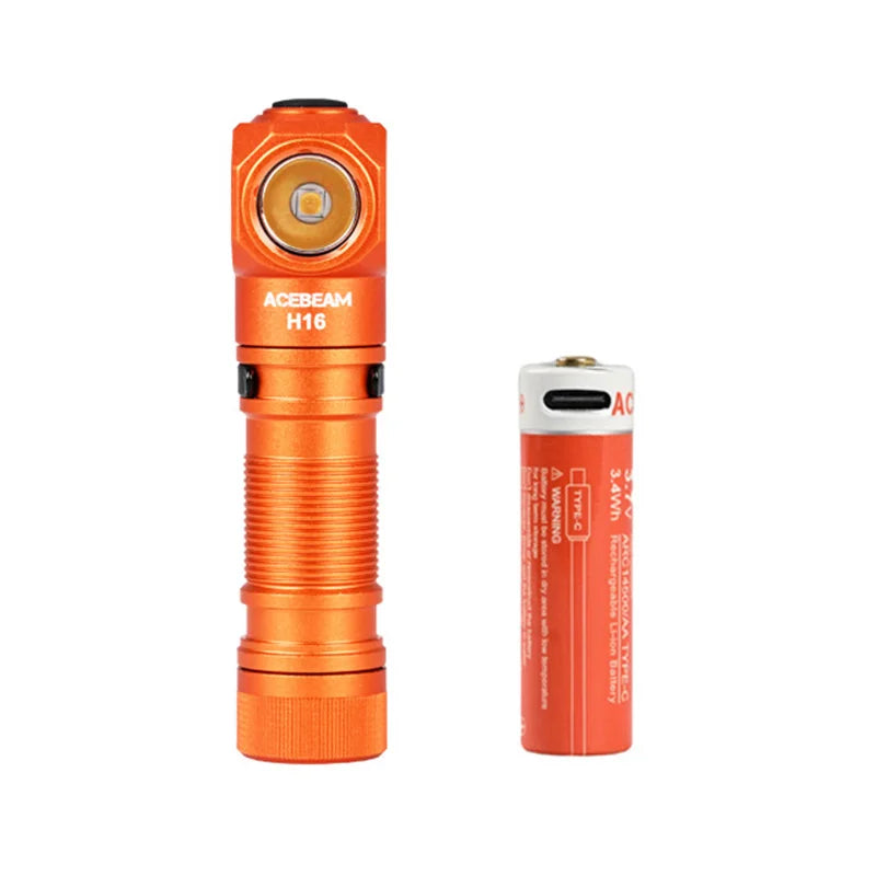 Super Lightweight Headlamp AA battery LED Right Angle Light, Handsfree Flashlight, for Camping, Hiking, Fishing, Home Projects when Extra Lighting is needed, 1000 lumens