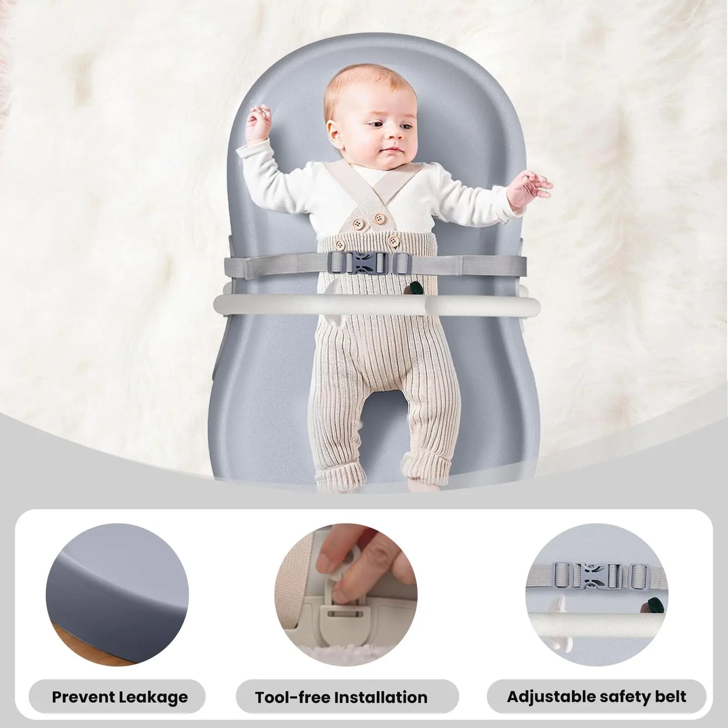 Multifunction Baby Care Station For Safe Changing And Travel