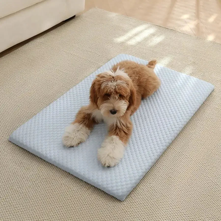 Cooling Pet Bed And Resting Mat Non Slip Washable Cotton All Seasons Small Pets