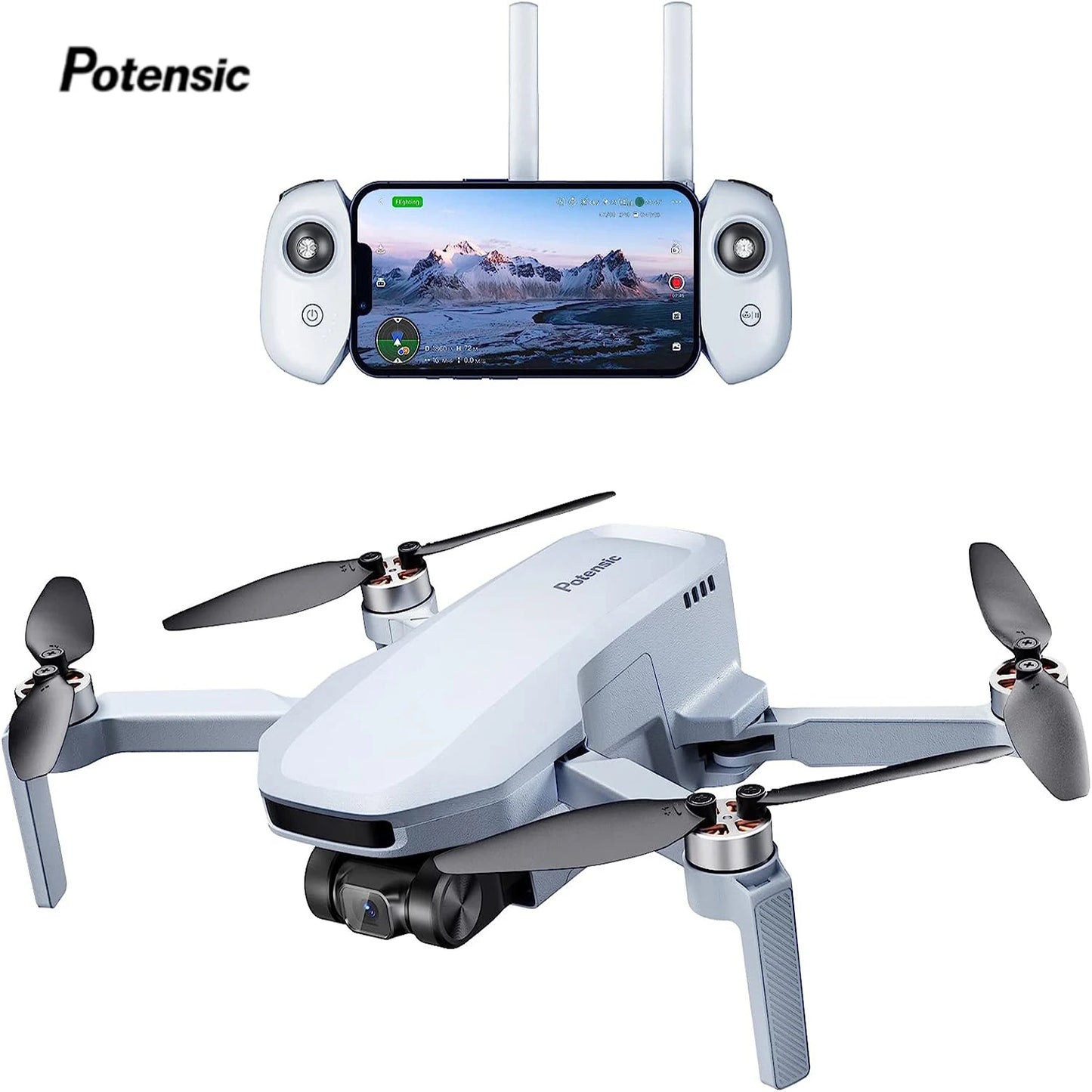 Drones Under 249g, GPS Auto Return, Single Axis Gimbal EIS Professional Drone, robotics/STEM/aeronautics learning.