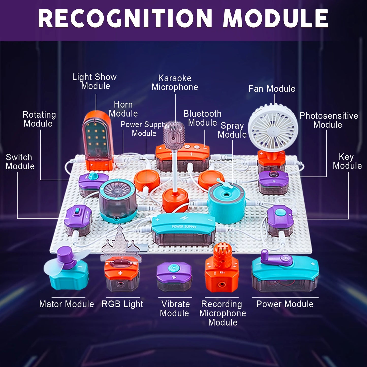 Science Circuit for Kids, DIY Electronics Exploration Kit, 150+ Projects with Physics Experiments and Circuit Boards, STEM learning, Ages 6+