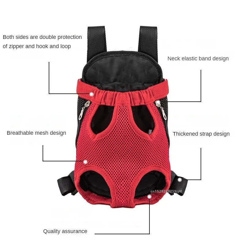 Small Pet Carrier Front Mesh Harness For Cats And Dogs