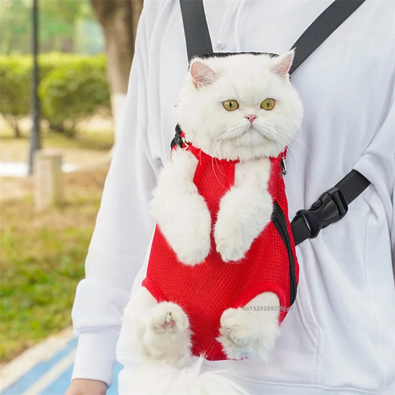 Small Pet Carrier Front Mesh Harness For Cats And Dogs