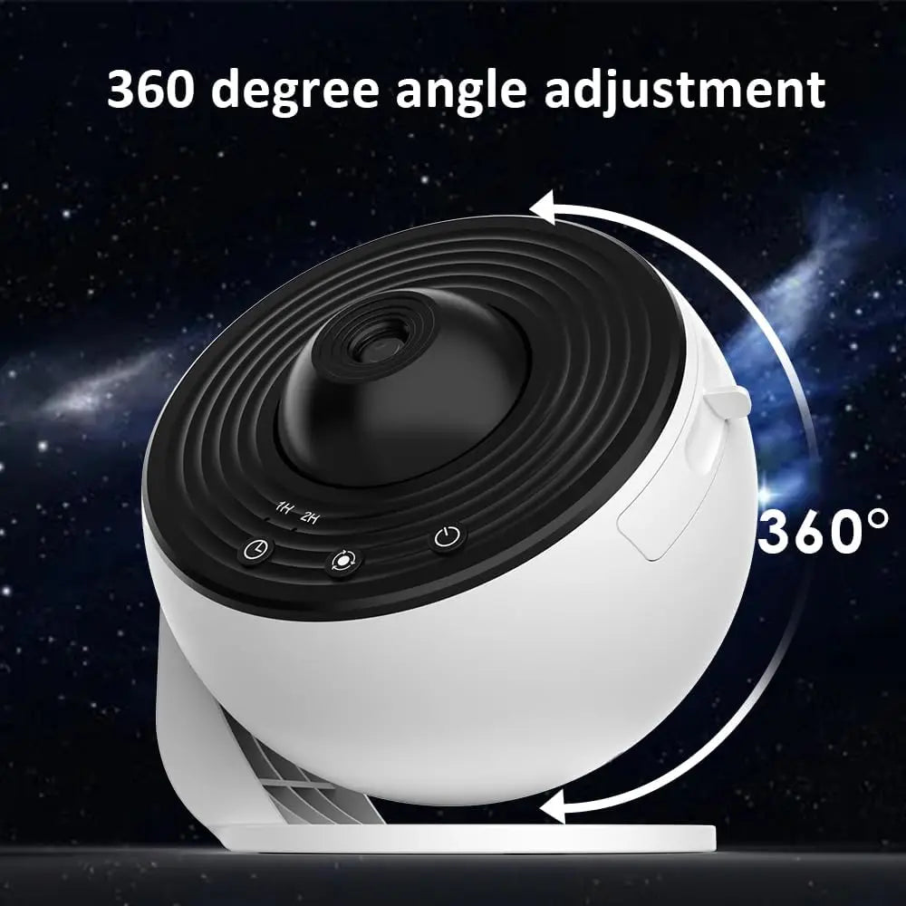 Star Projector 360 Degree Galaxy Night Light With Timer, making your room a mini-Planetarium