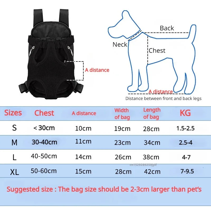 Small Pet Carrier Front Mesh Harness For Cats And Dogs