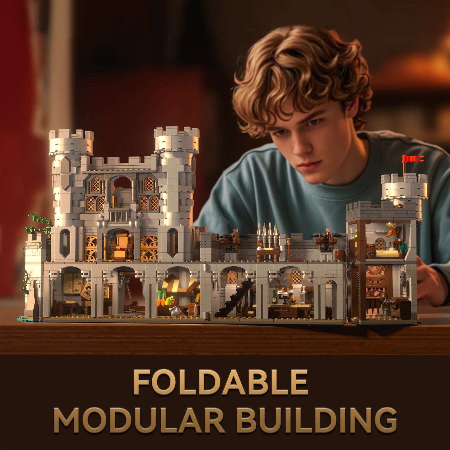 Sword Of Holy Spirit Castle Building Blocks Set For Adults