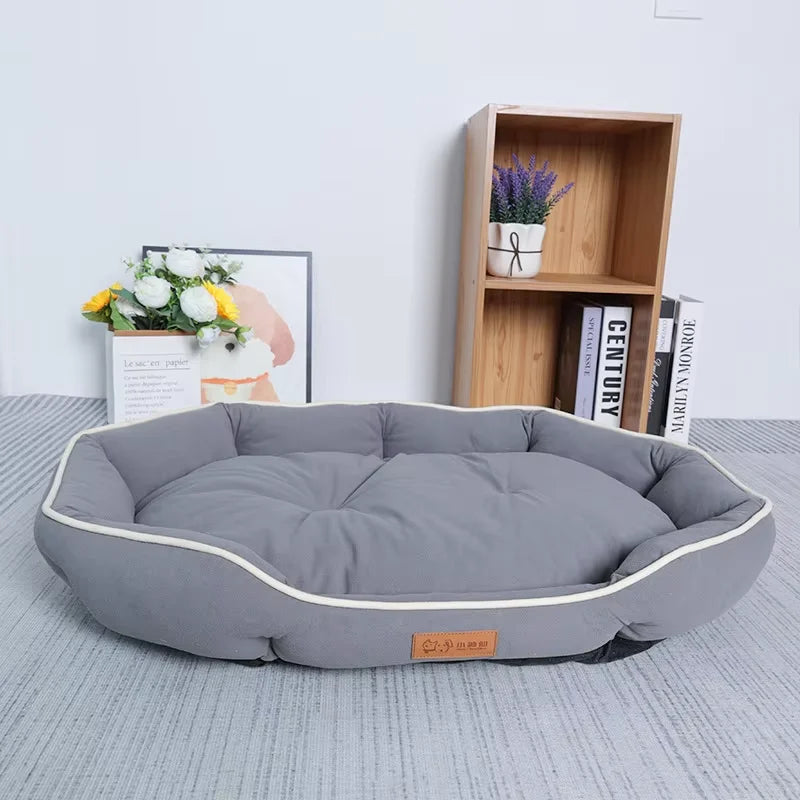 Corduroy Pet Sofa Bed For Dogs And Cats Winter Warm