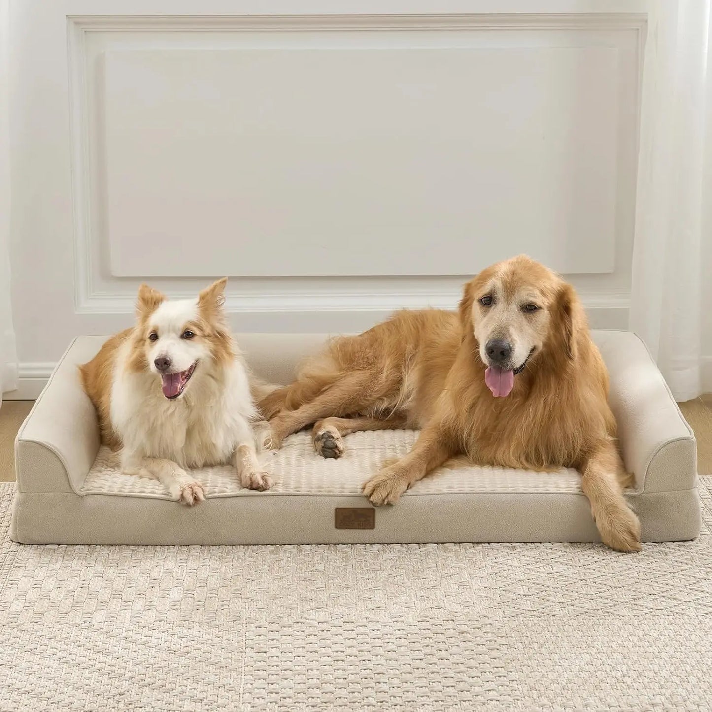 Orthopedic Dog Bed With Egg Crate Foam And Waterproof Lining adds Comfort for your Pet