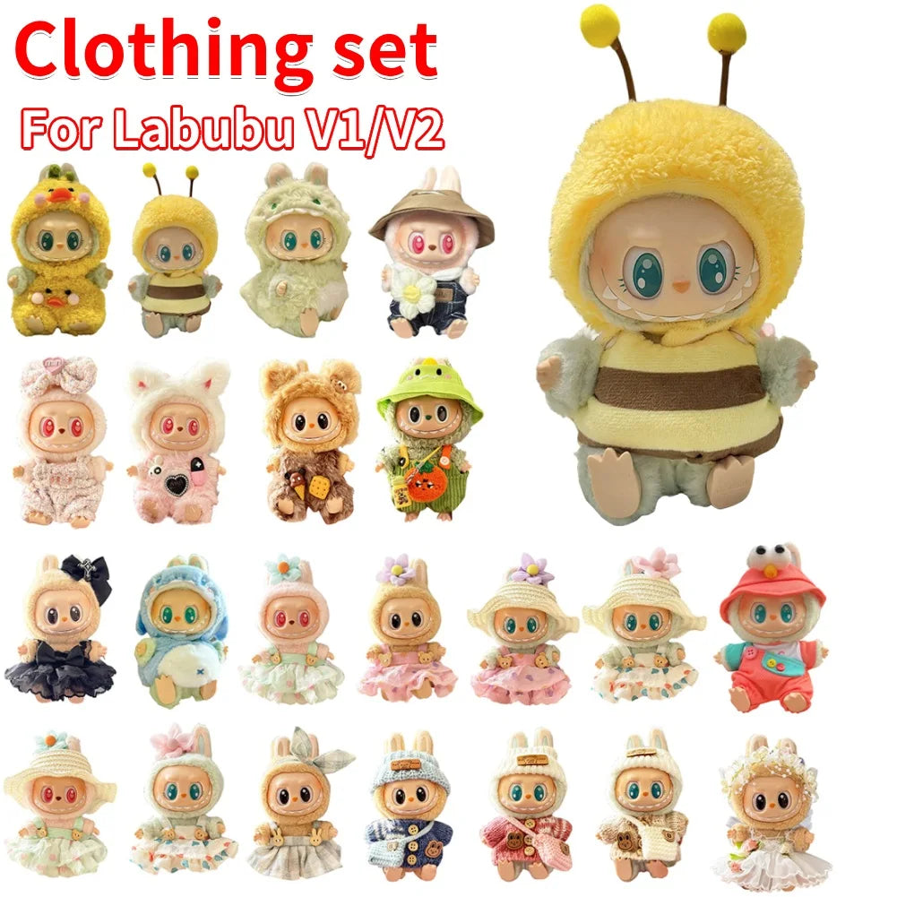 APWIKOGER Labubu Doll Outfit Set And Accessories