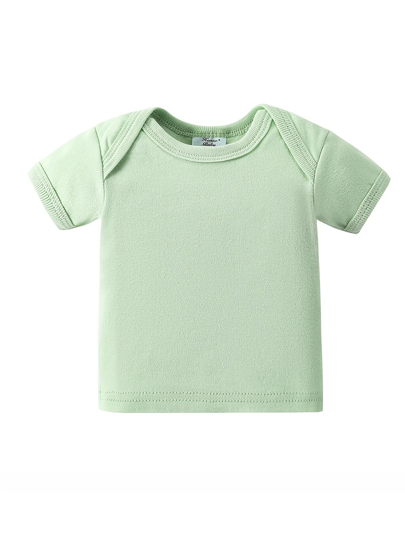 8pcs Infant Cozy Wear, 100% Cotton Infant Essentials, Unisex Bodysuit & Romper, Pants, Soft Jacket, T-shirt with Hat, Bib and Socks. Perfect for gifting, sizes 3-9 months.