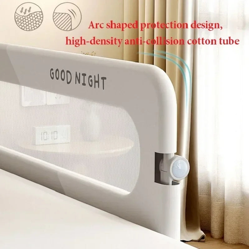 Adjustable, Portable Bed Rail for Toddlers, Padded for Safe Sleeping