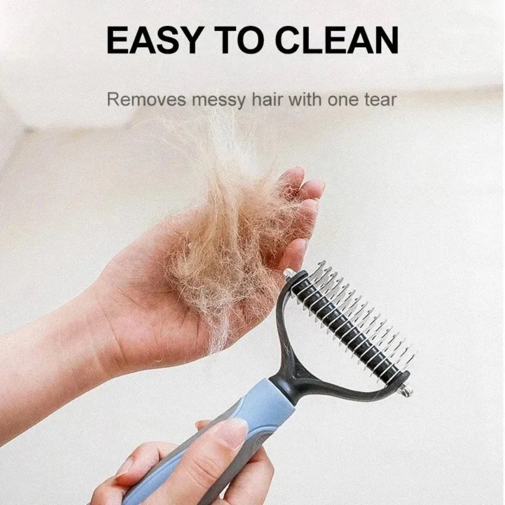 Double Sided Pet Grooming Brush For Dogs And Cats Pro