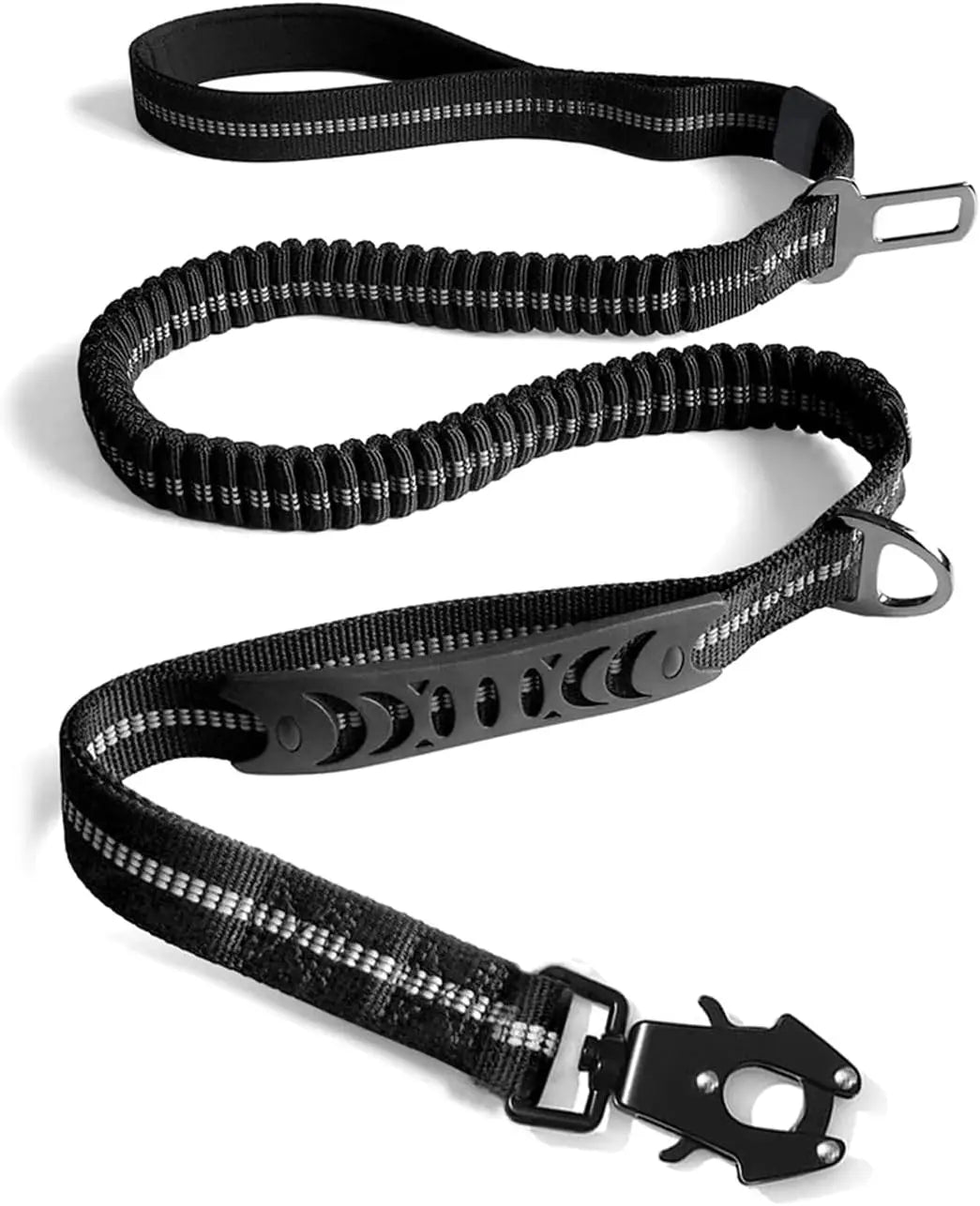 Reflective Shock Absorbing Dog Leash For Large Dogs Tactical Bungee
