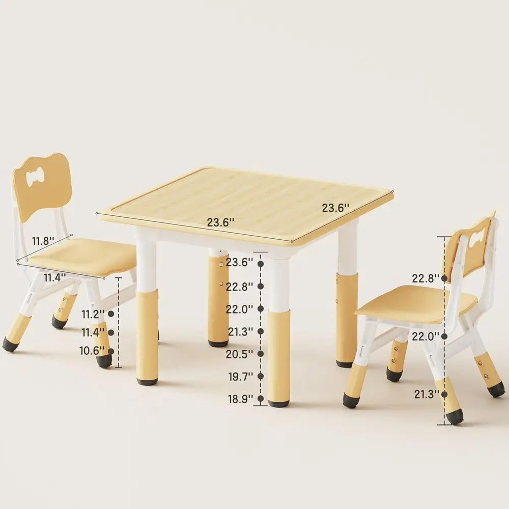 Kids Table And Chairs Grows with Your Child for Play time and Learning Time