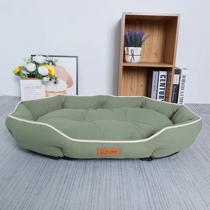 Corduroy Pet Sofa Bed For Dogs And Cats Winter Warm