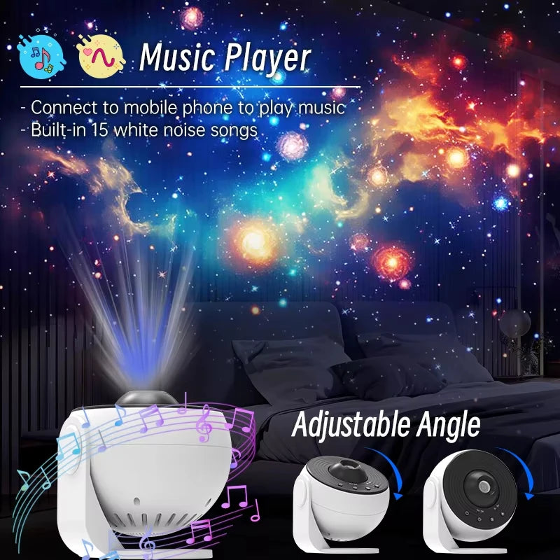 Galaxy Projector, Planetarium- Starry Sky Night Light for Kids Adults and Space Enthusiasts