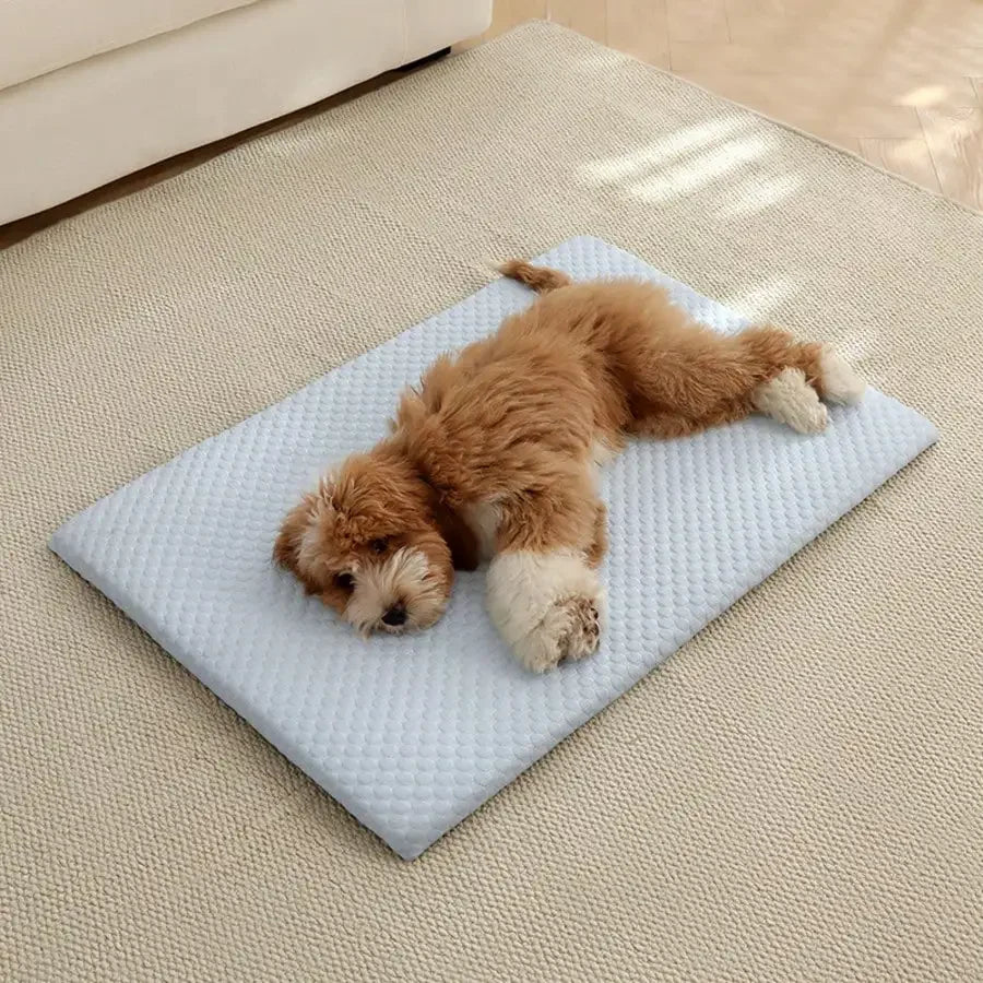 Cooling Pet Bed And Resting Mat Non Slip Washable Cotton All Seasons Small Pets