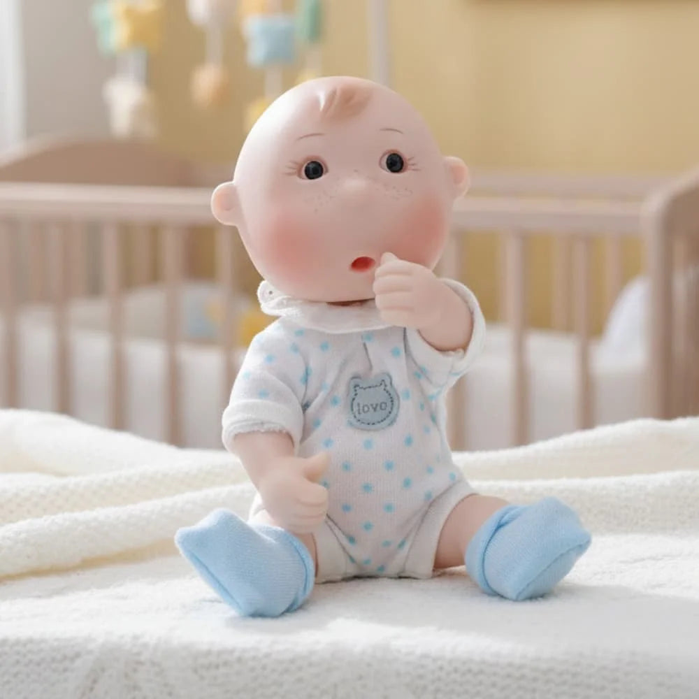 Cloveray Soft Vinyl Baby Boy Doll For Dramatic Play