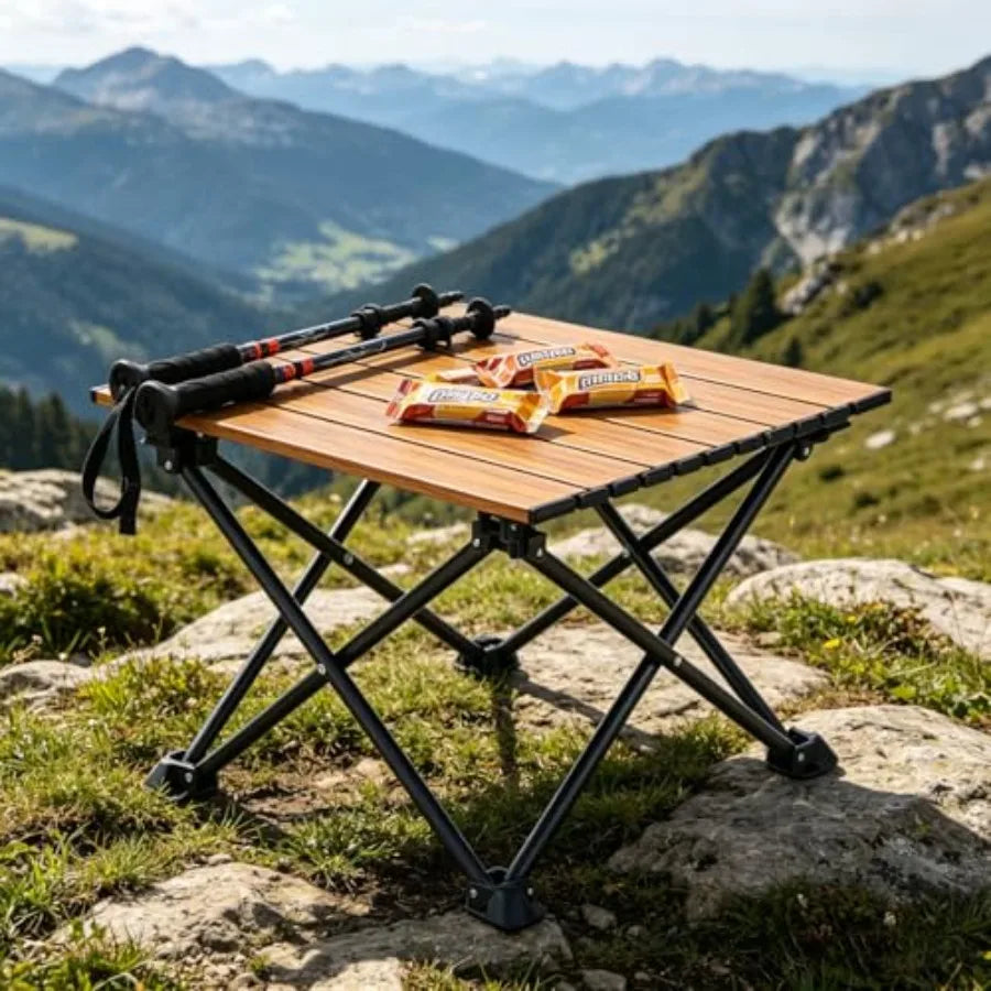 Camping Table 4-Person Lightweight Aluminum Portable Outdoor Table