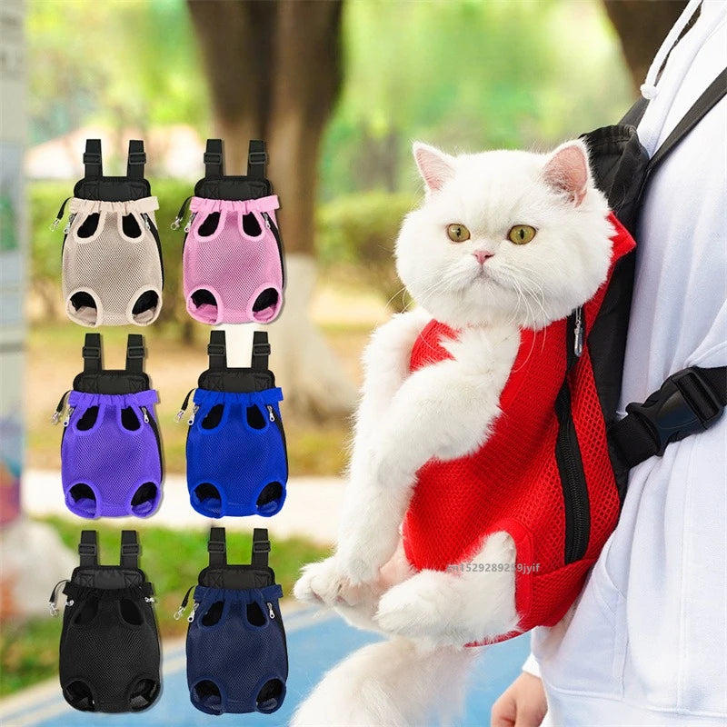 Small Pet Carrier Front Mesh Harness For Cats And Dogs