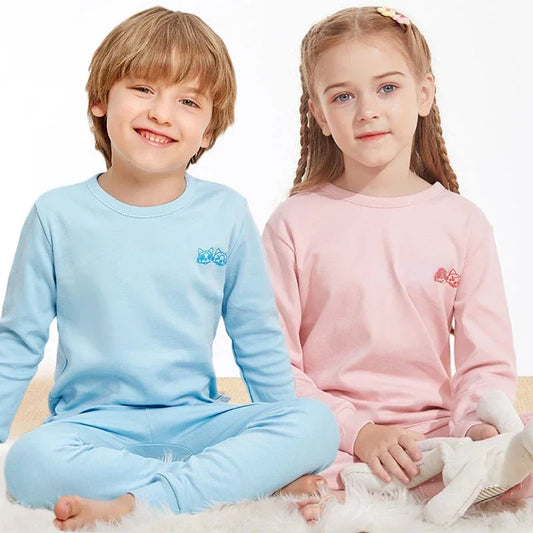Kids Pajamas for Boys and Girls 2- 10 Years Cotton Sleepwear, Cute Graphic Prints