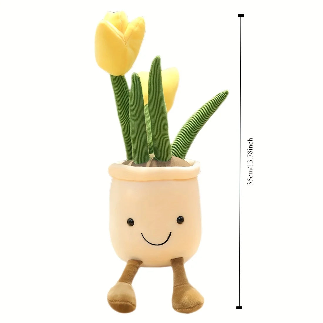 Flower Plush Toy Soft Plushie For Desk Decor Gift Lovers