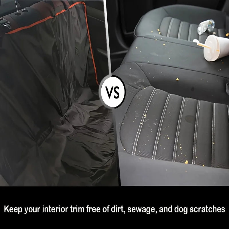 Dog Car Seat Cover Back Seat Hammock Scratchproof Oxford Cloth Durable