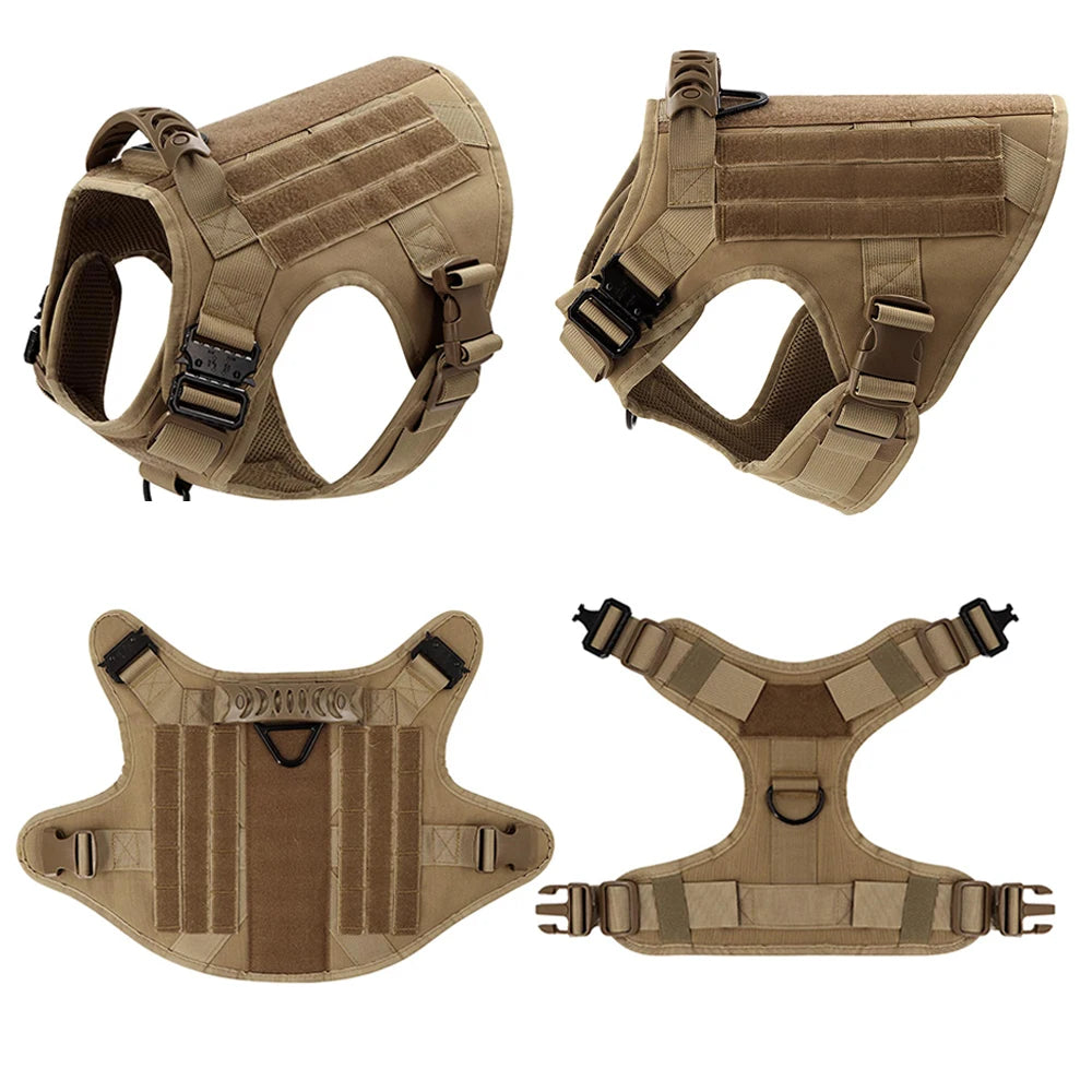 Large Dog Harness, Collar And Leash Set for Training, Walking and Carrying Gear. For Medium to Large Dogs