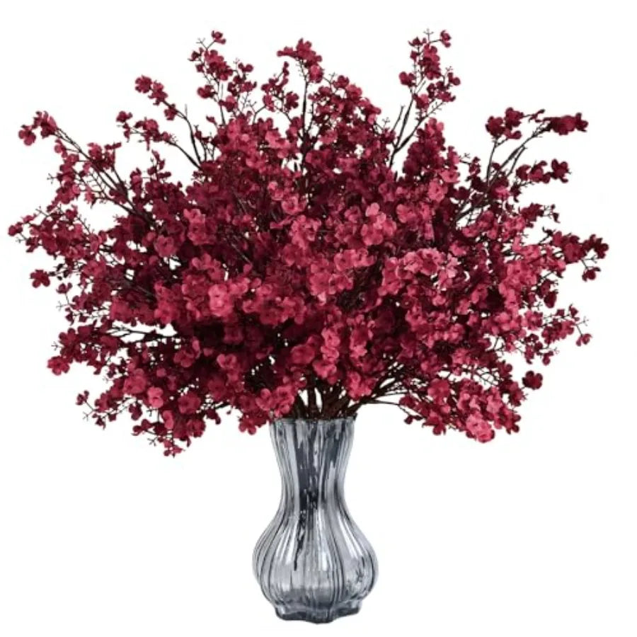 Artificial Babys Breath Silk Flowers Gypsophila Bouquets For Fall Decor