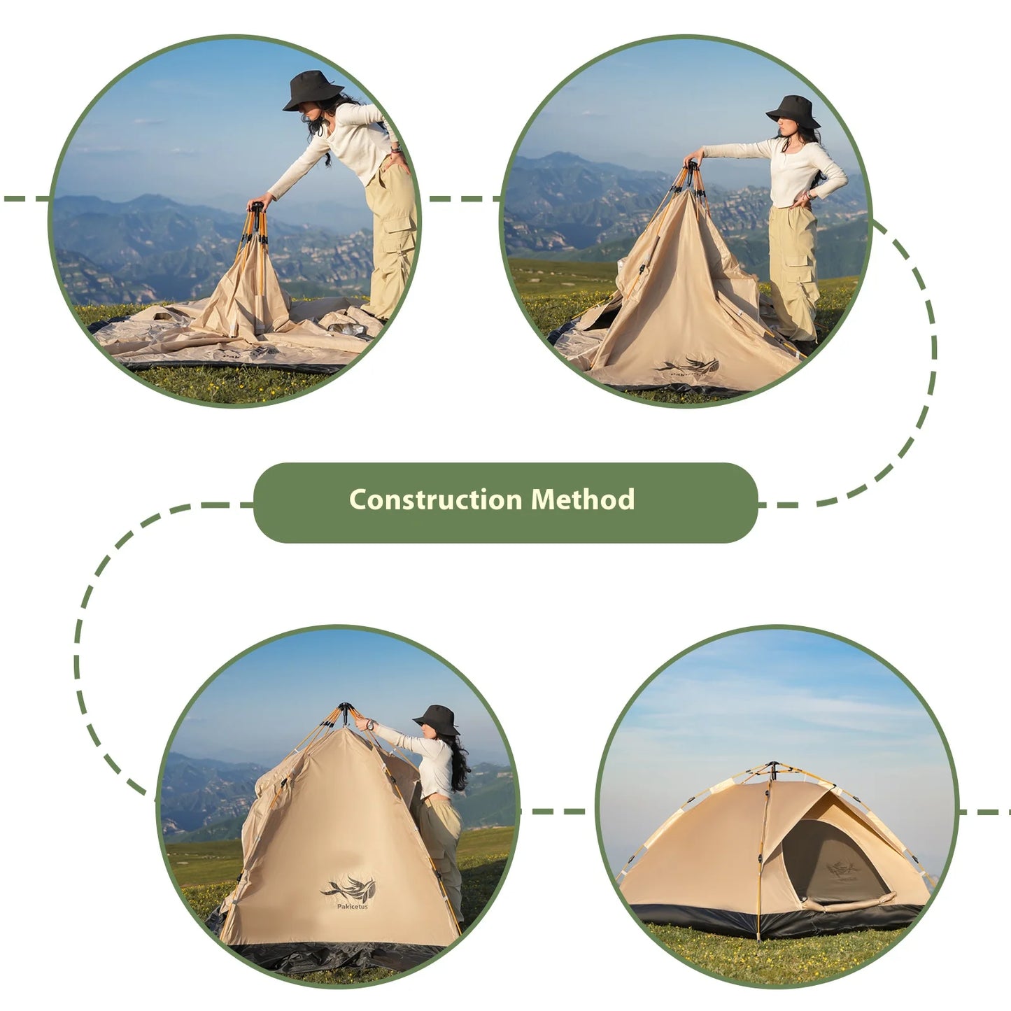 Waterproof, Lightweight, Pop Up Tent for Family Camping, Beach Outings, Hiking trips, any place shade is needed.