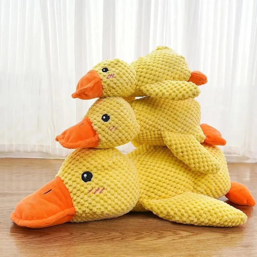 Squeaky Plush Duck Toy for Dogs and Cats Chew Toy for Pets