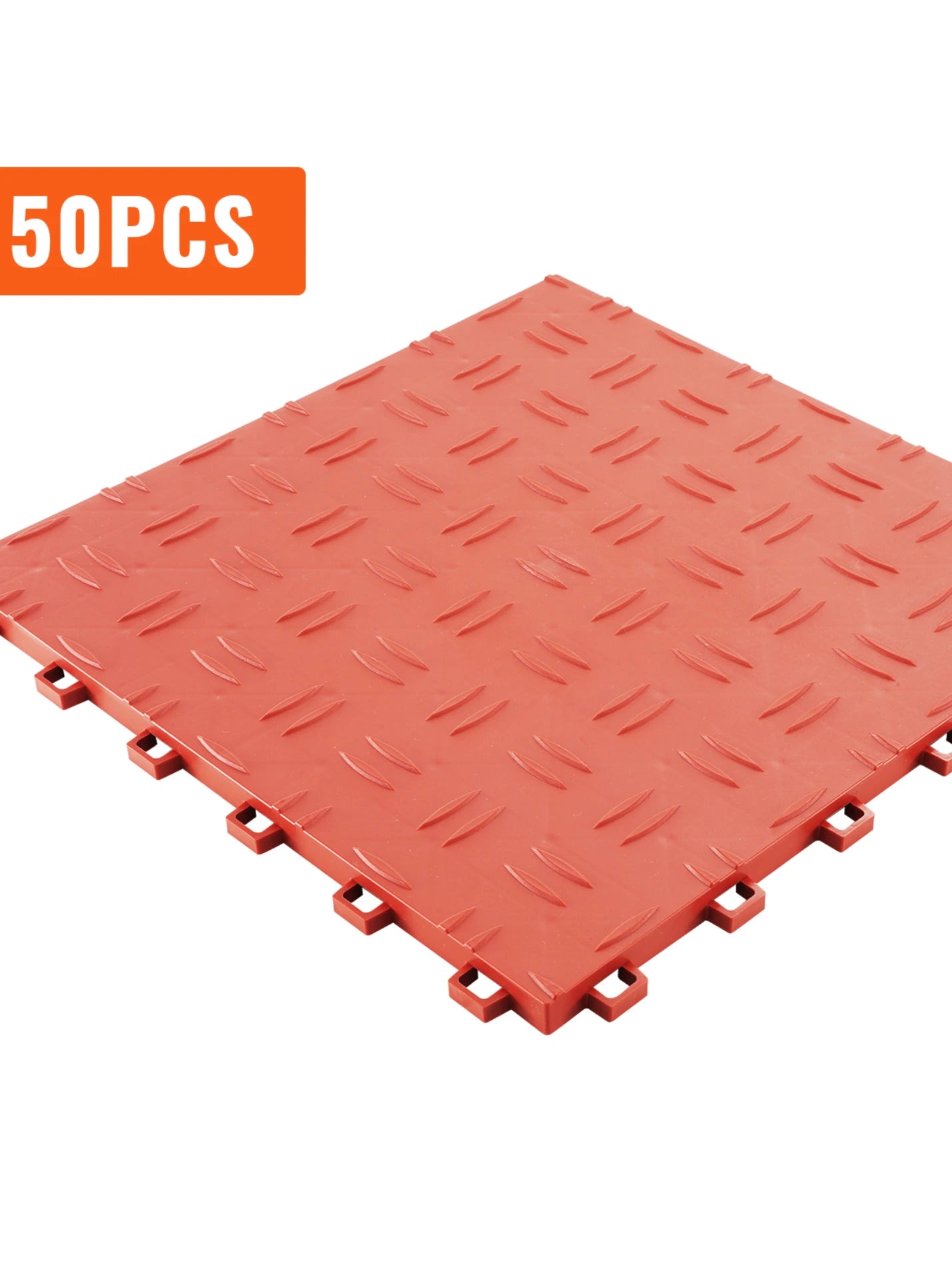 Interlocking Garage Floor Tiles Pack Non Slip Texture