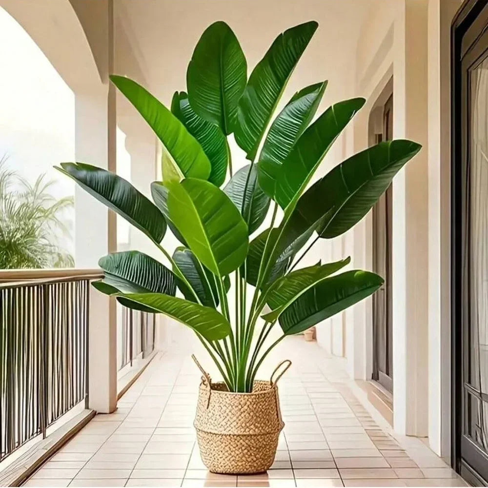 1pc 18 Leaves Artificial Tropical Banana Plant,  for adding a bit of Nature to Home and Patios.
