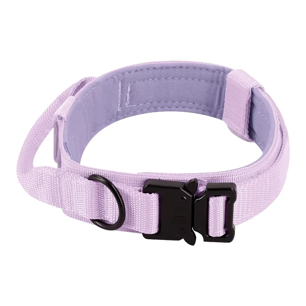 Nylon Dog Training Collar And Leash Set Adjustable For Dogs