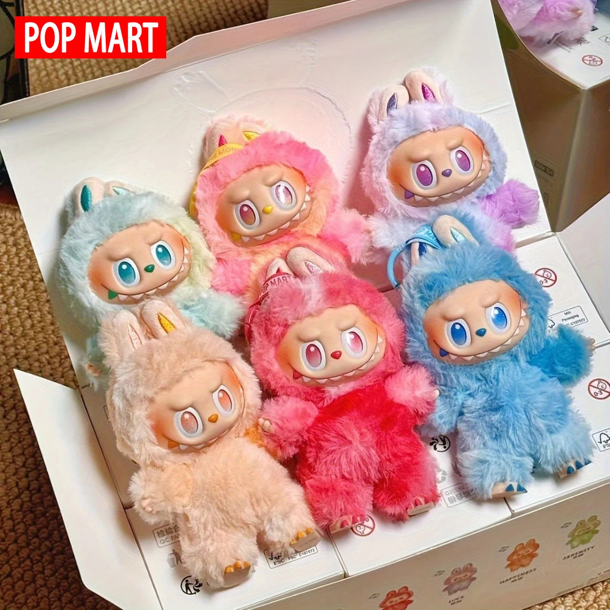 Labubu doll -100% Original, It's the perfect toy or gift for children, family and friends. Order 1 piece or set of 6.