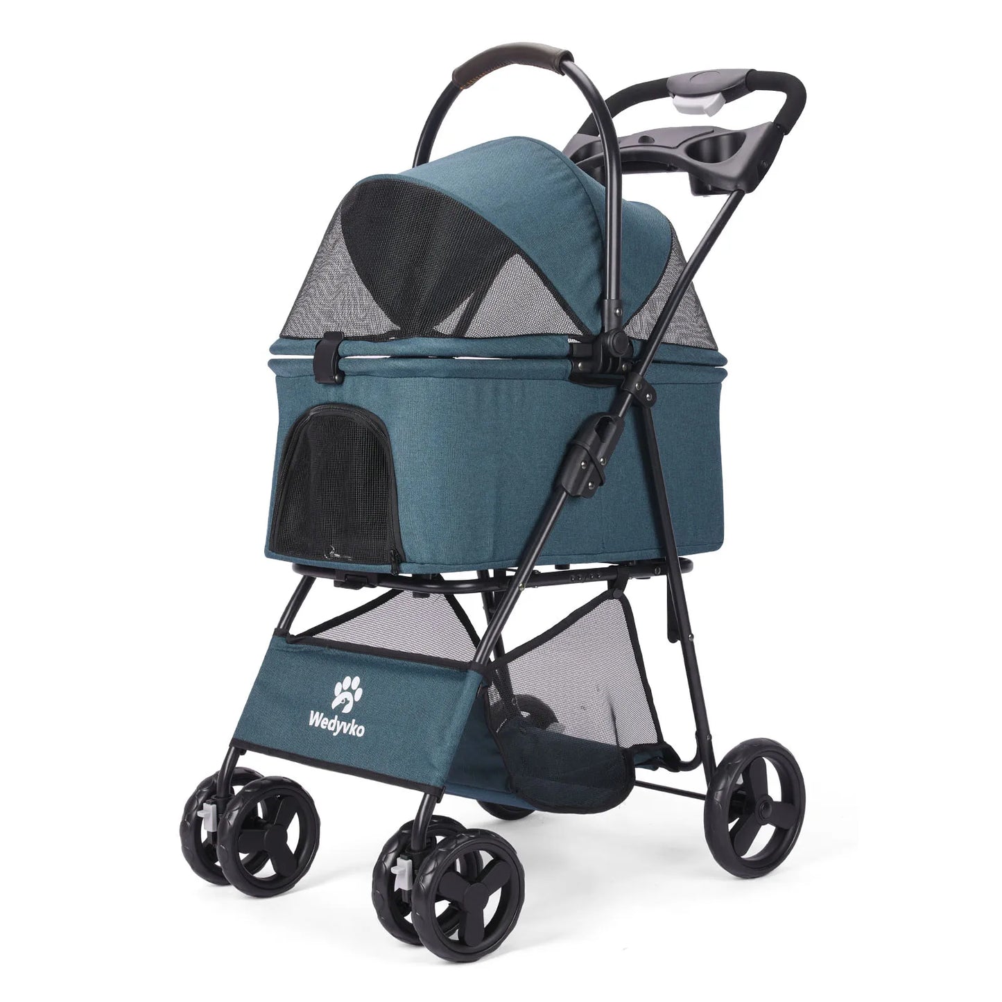 All-Terrain Pet Stroller With Removable Carrier for Enjoying the Outdoors with an Aging Pet