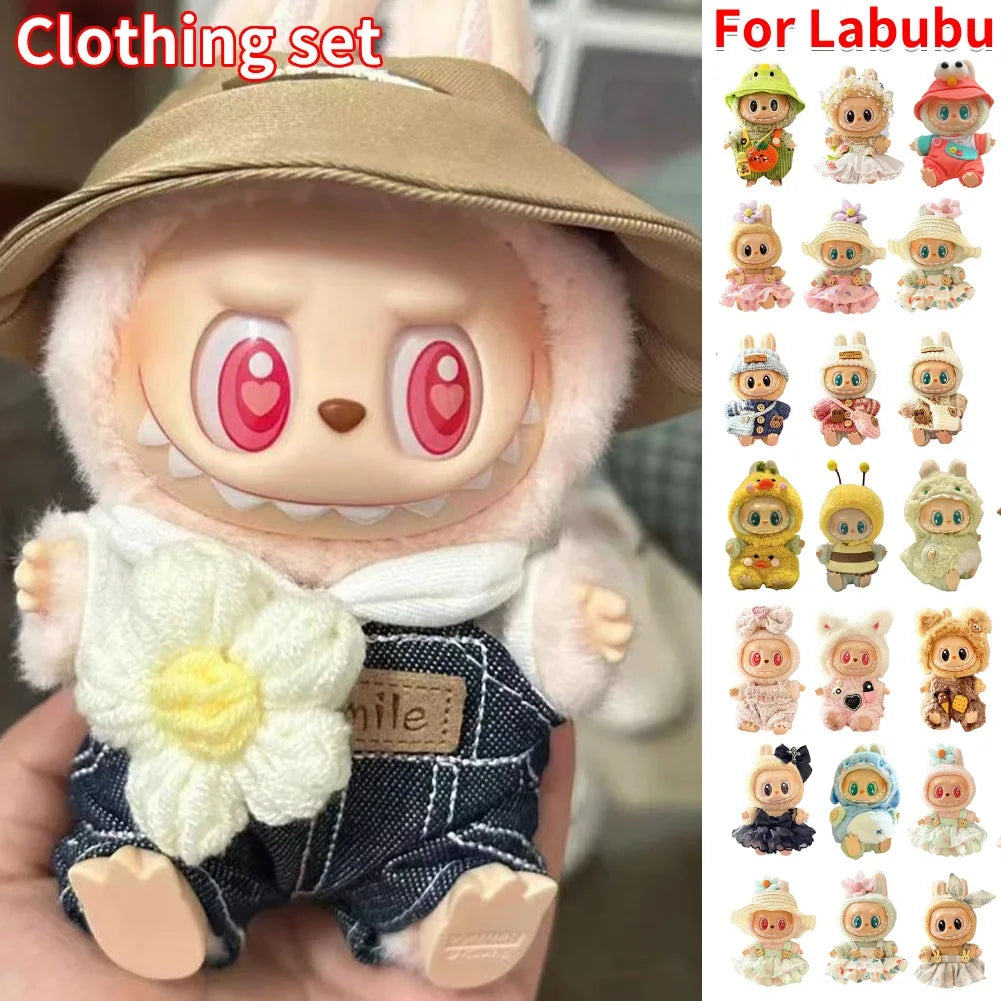 APWIKOGER Labubu Doll Outfit Set And Accessories