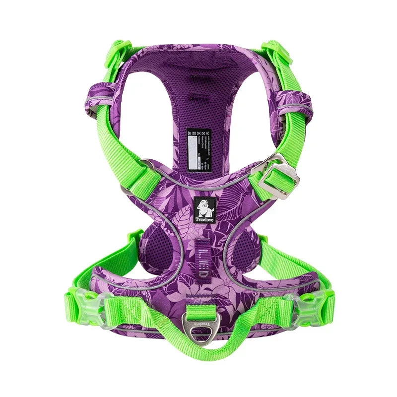 Colorful and Camouflage Reflective Dog Harness for Comfortable Walks with your Pet
