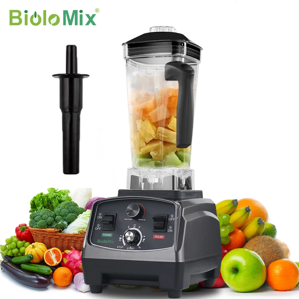 3HP 2200W Heavy Duty Blender, Mixer, Juicer, Food Processor for Soups, Smoothies, Baby Foods, BPA Free with 2L Jar