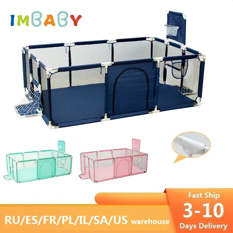 Indoor Outdoor Playpen With Soft Padding and Ball Pit for Your Active Kinders