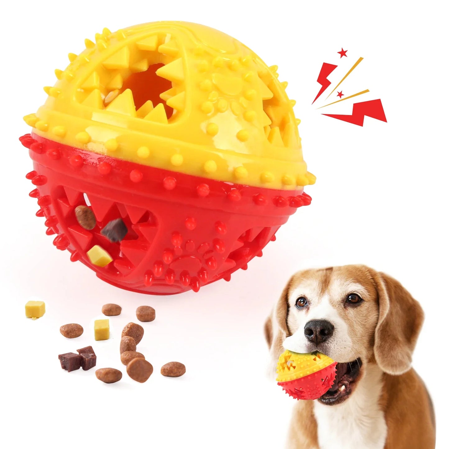 COOLPLAY Dog Chew Toys Anti Bite Interactive Teeth Cleaning Ball