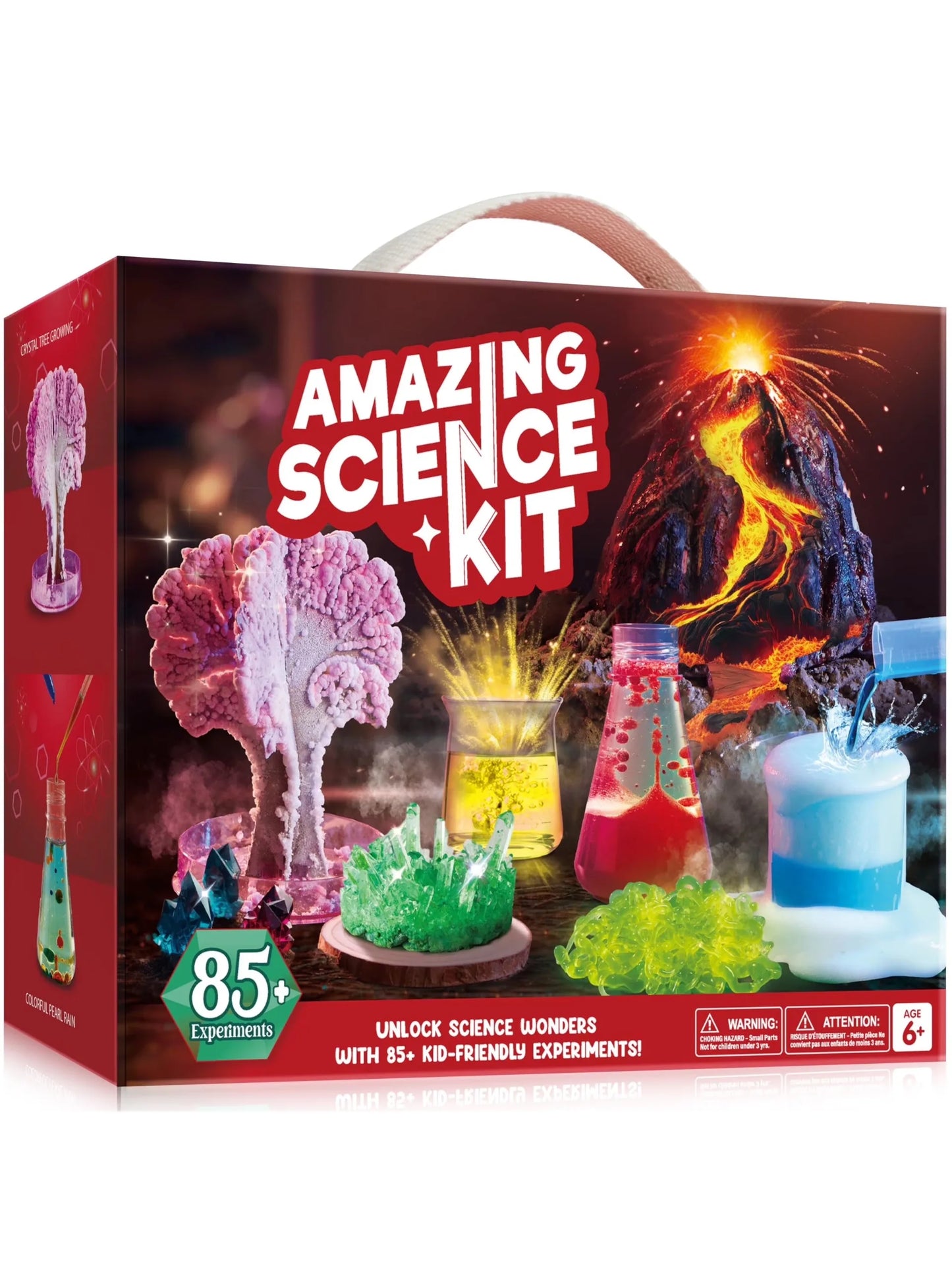 Science Kits for Kids, 85+ STEM Educational Experiments, for Boys Girls Age 6-12.
