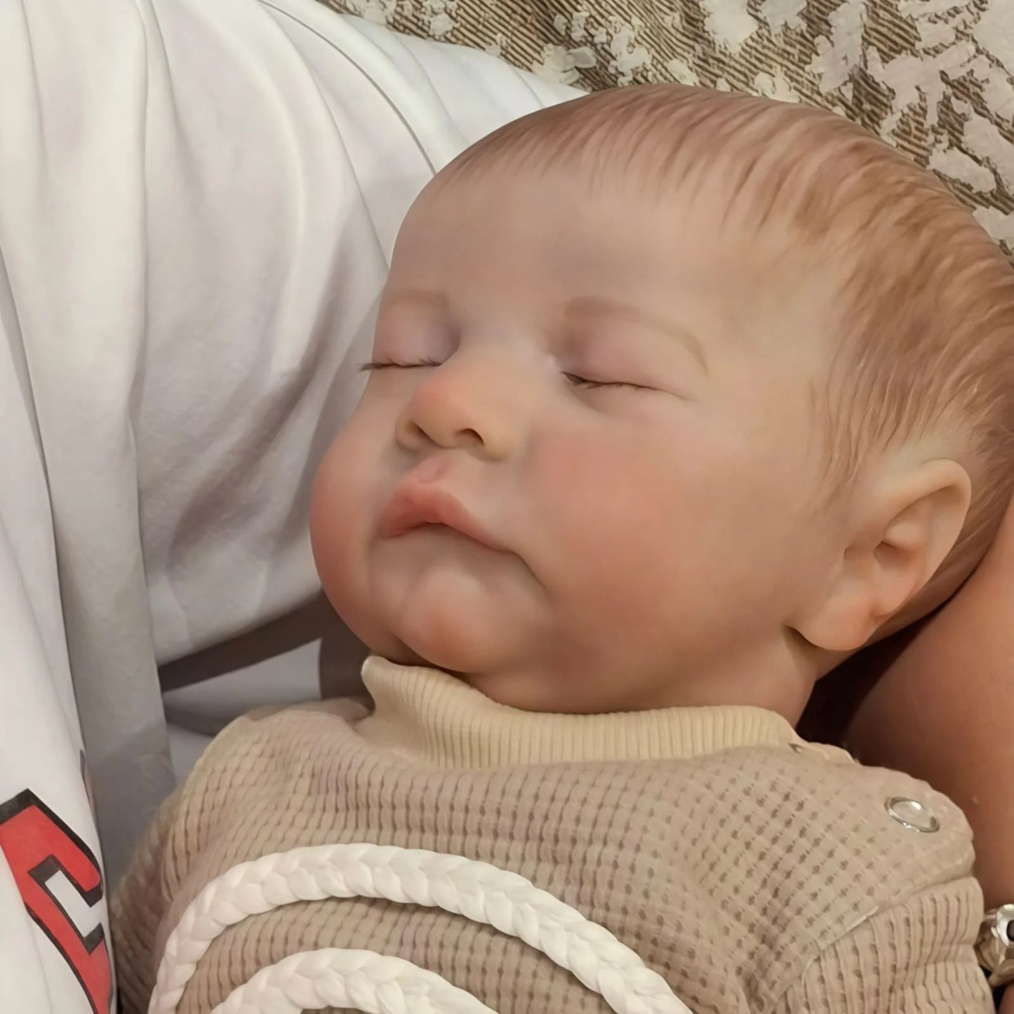 Lifelike Reborn Doll Handmade Art Doll With Vinyl Limbs