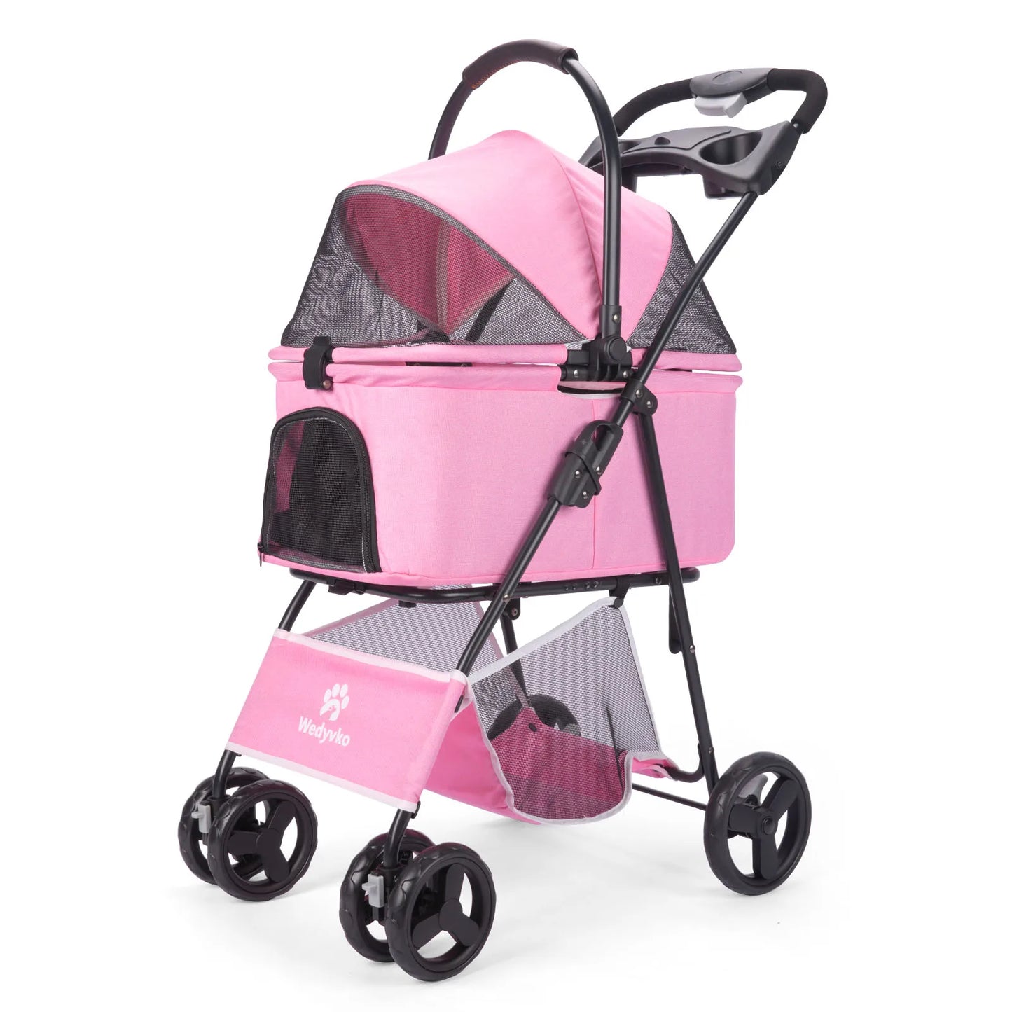 All-Terrain Pet Stroller With Removable Carrier for Enjoying the Outdoors with an Aging Pet