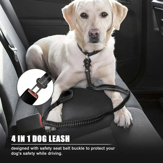Reflective Shock Absorbing Dog Leash For Large Dogs Tactical Bungee