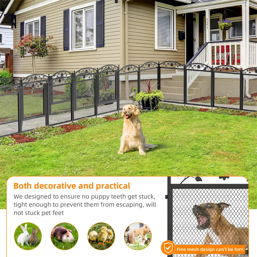 8 Panel Heavy Duty Dog Fence or Playpen for Pets