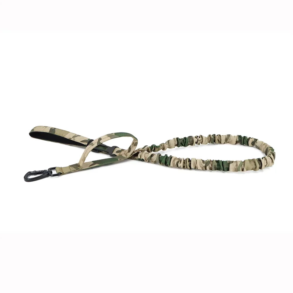 Retractable Dog Leash With Adjustable Elastic Rope And Dual Handles