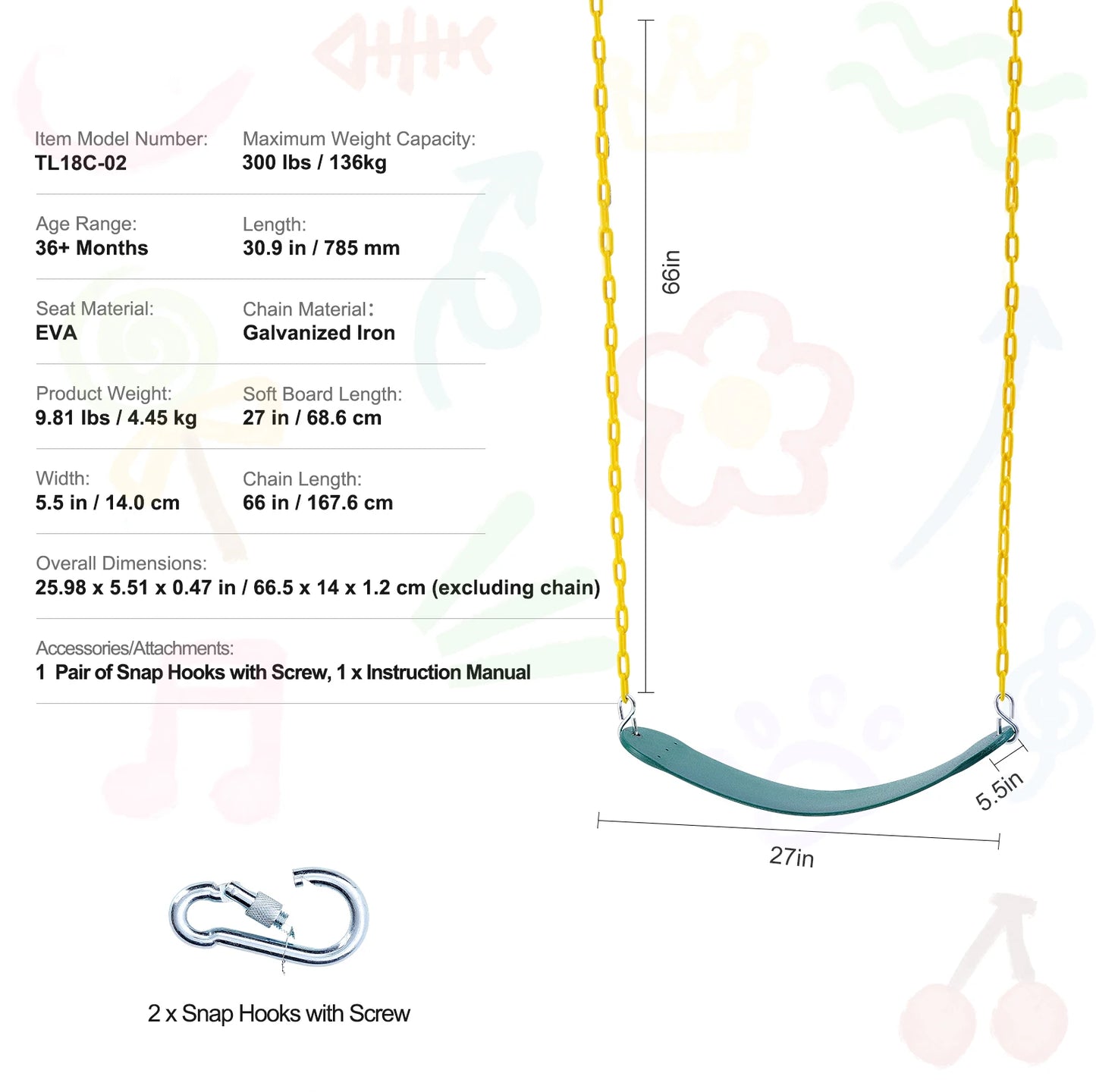 SucceBuy Saucer Tree Swing For Outdoor Family Fun And Convenience