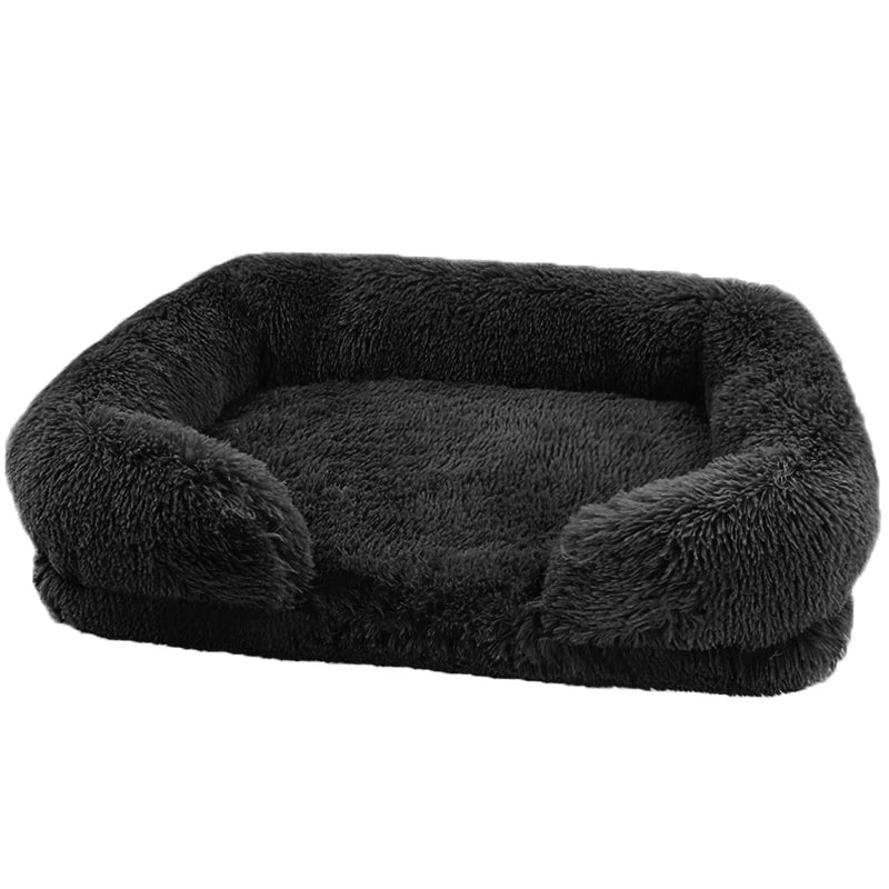 Plush orthopedic dog bed for large dogs -  remove and wash cover, durable comfortable Pet Bed