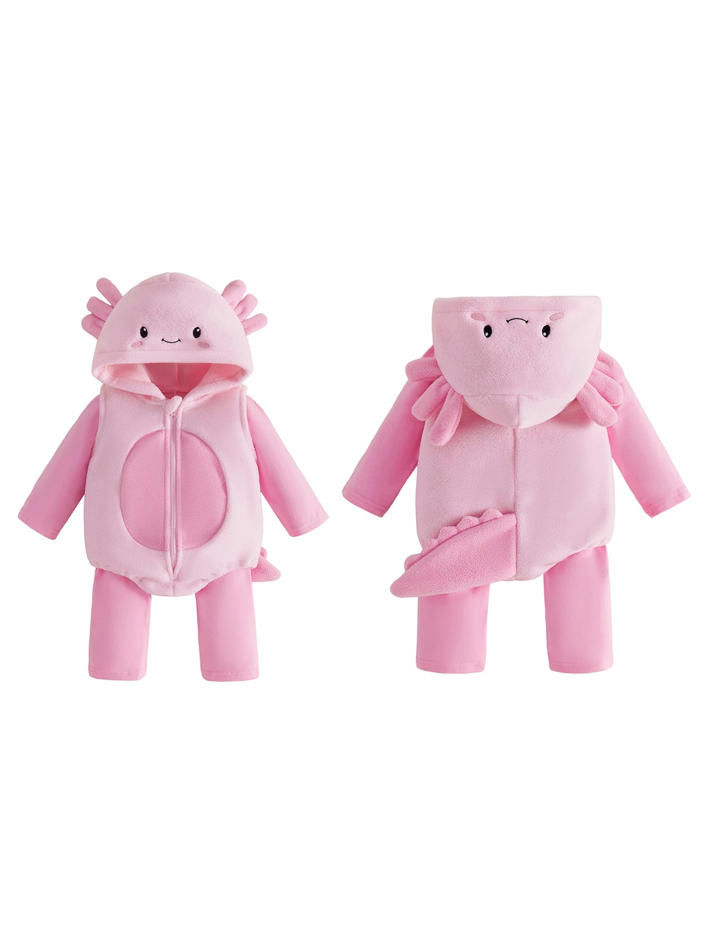 Fleece Girls Fall Outfit Baby Girl Pink with Pants and Hoodie Sweatshirt and Charming Smily Hood